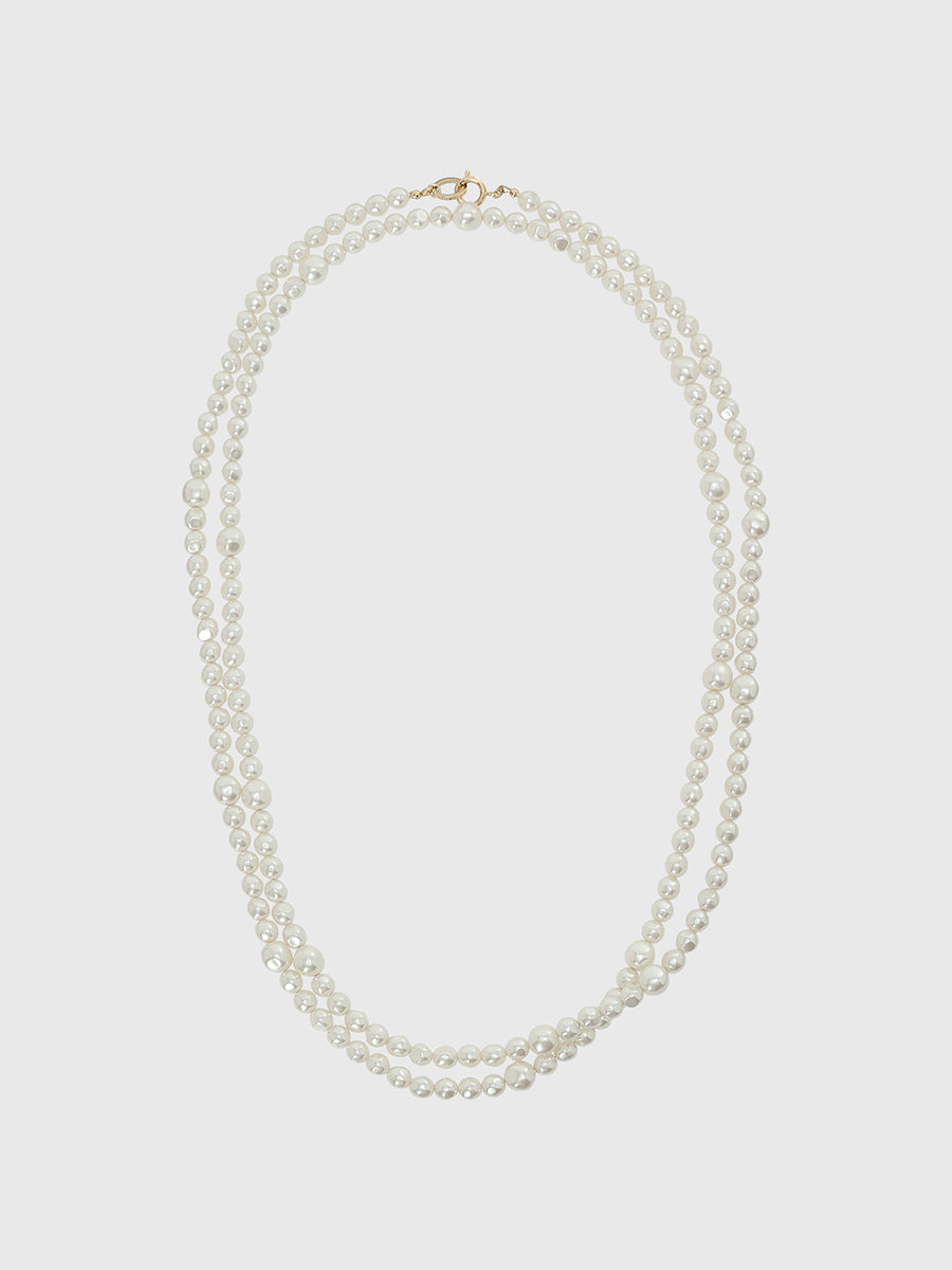 バロックパールロングネックレス