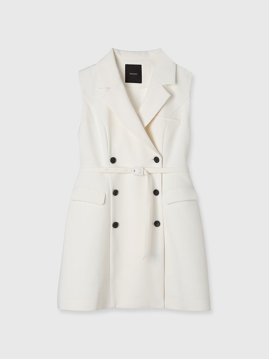 テーラードジレワンピース