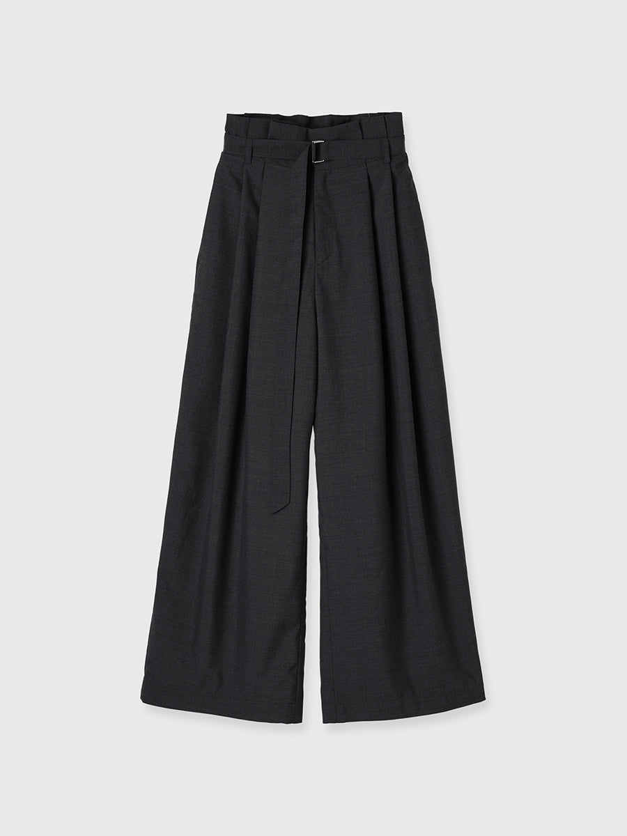 フリルタックワイドパンツ