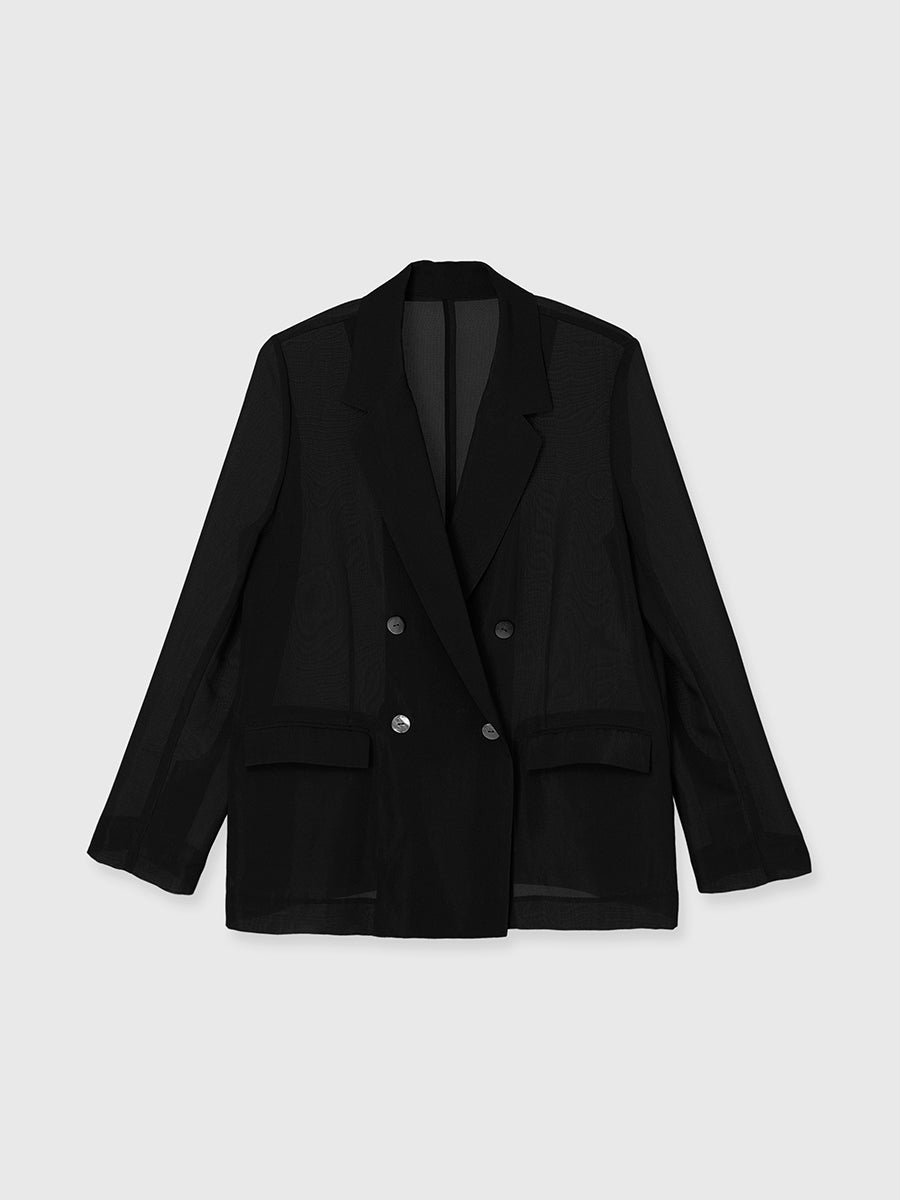 シアーテーラードジャケット