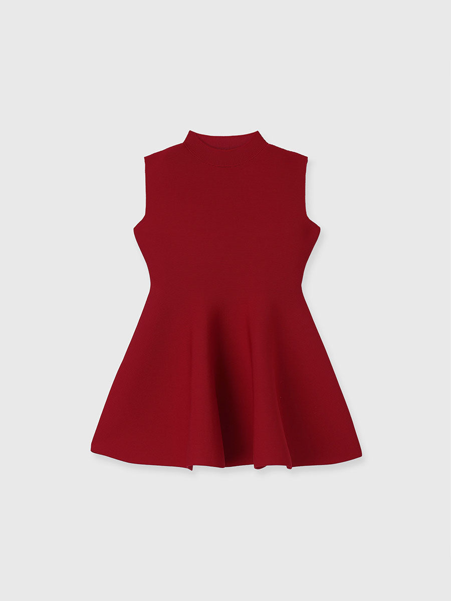 ホールガーメントペプラムニット