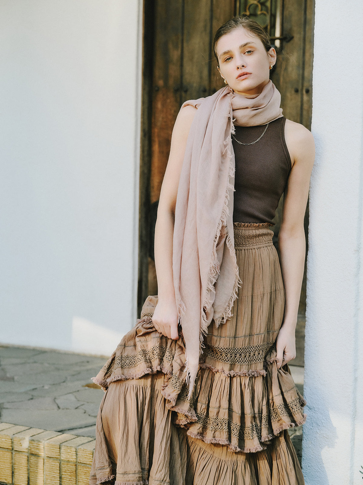 ブライトニットカップインタンクトップ