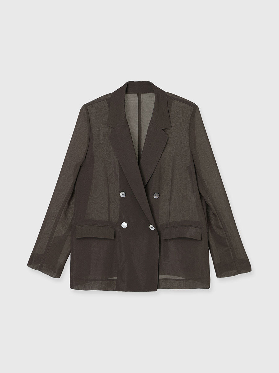 シアーテーラードジャケット