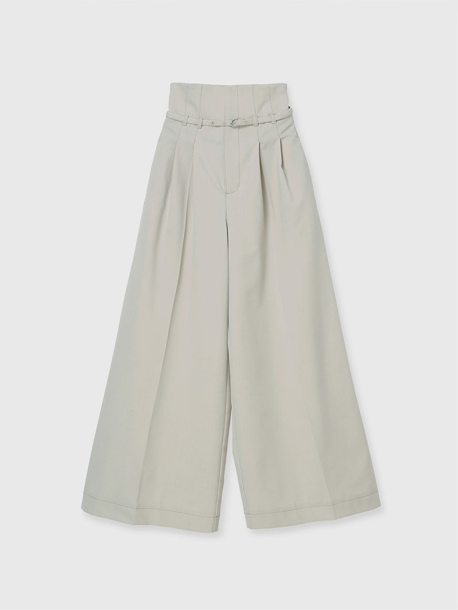 ベルテッドハイウエストパンツ