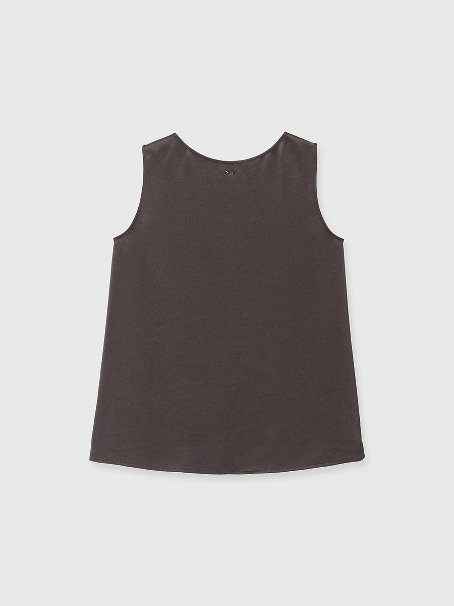 Satin Sleeveless Top