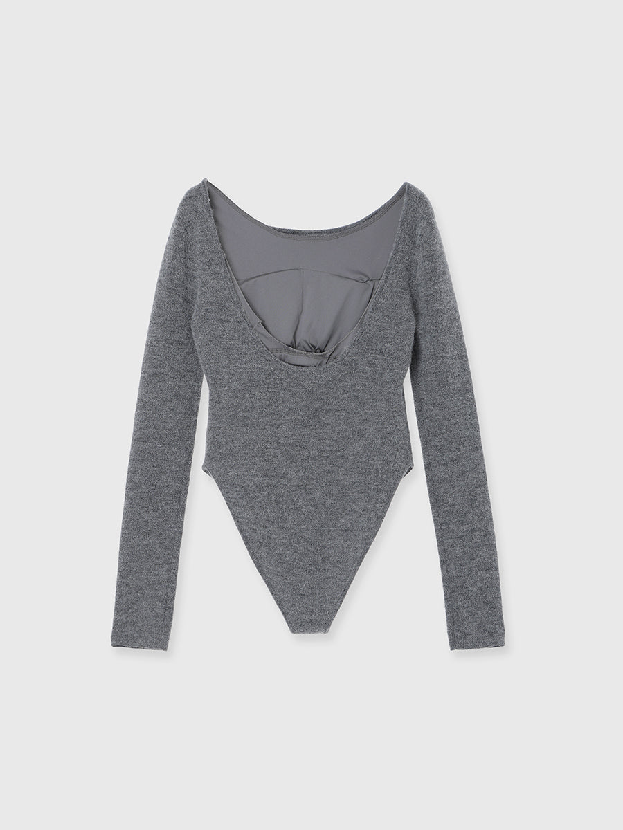 ニットボディスーツ