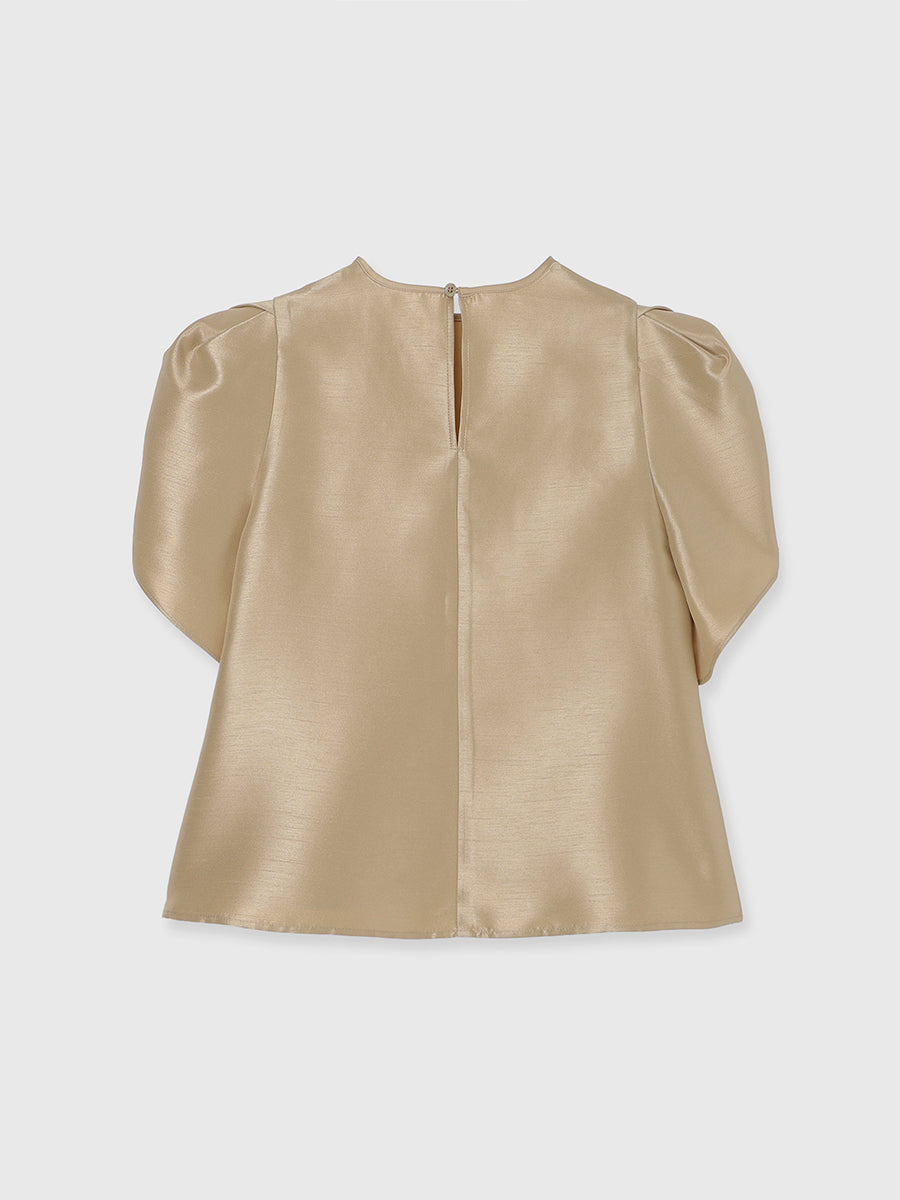 Petal Form Sleeve Blouse