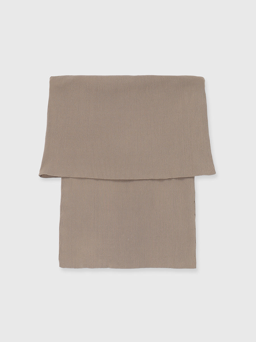 ソフトフィットオフショルニットトップス