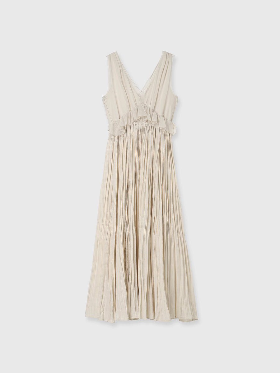 プリーツリンクルワンピース
