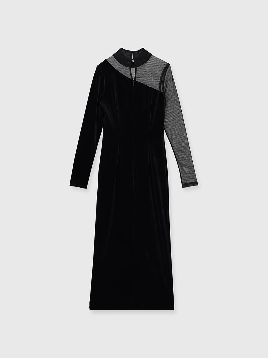 シアーコンビタイトワンピース