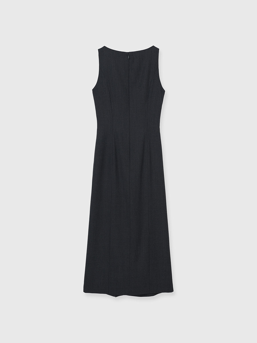 アシメタックナローワンピース