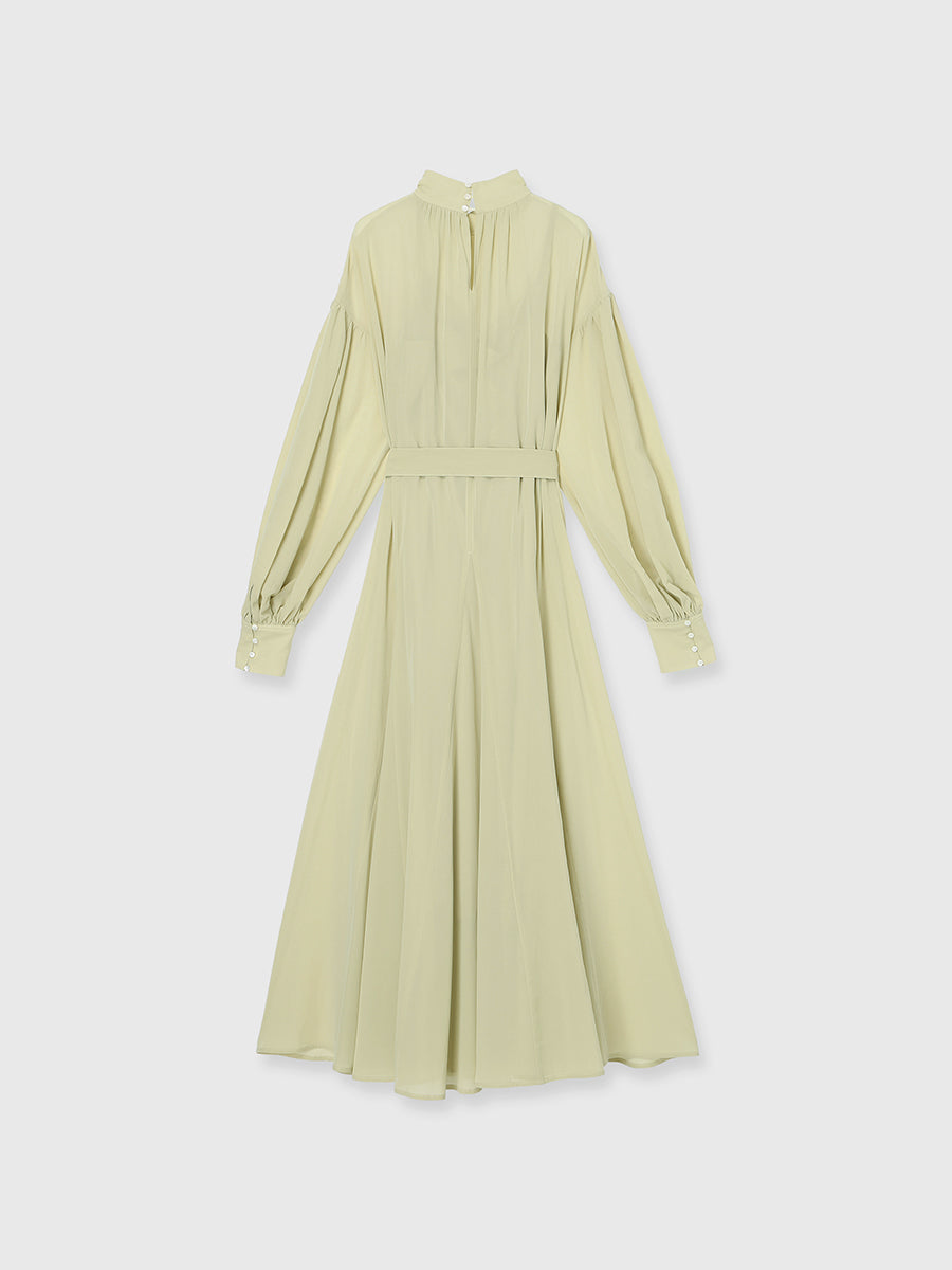 キュプラコットンワンピース