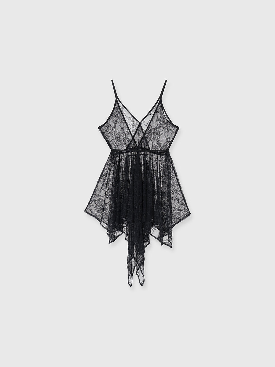 チュールレースジレ