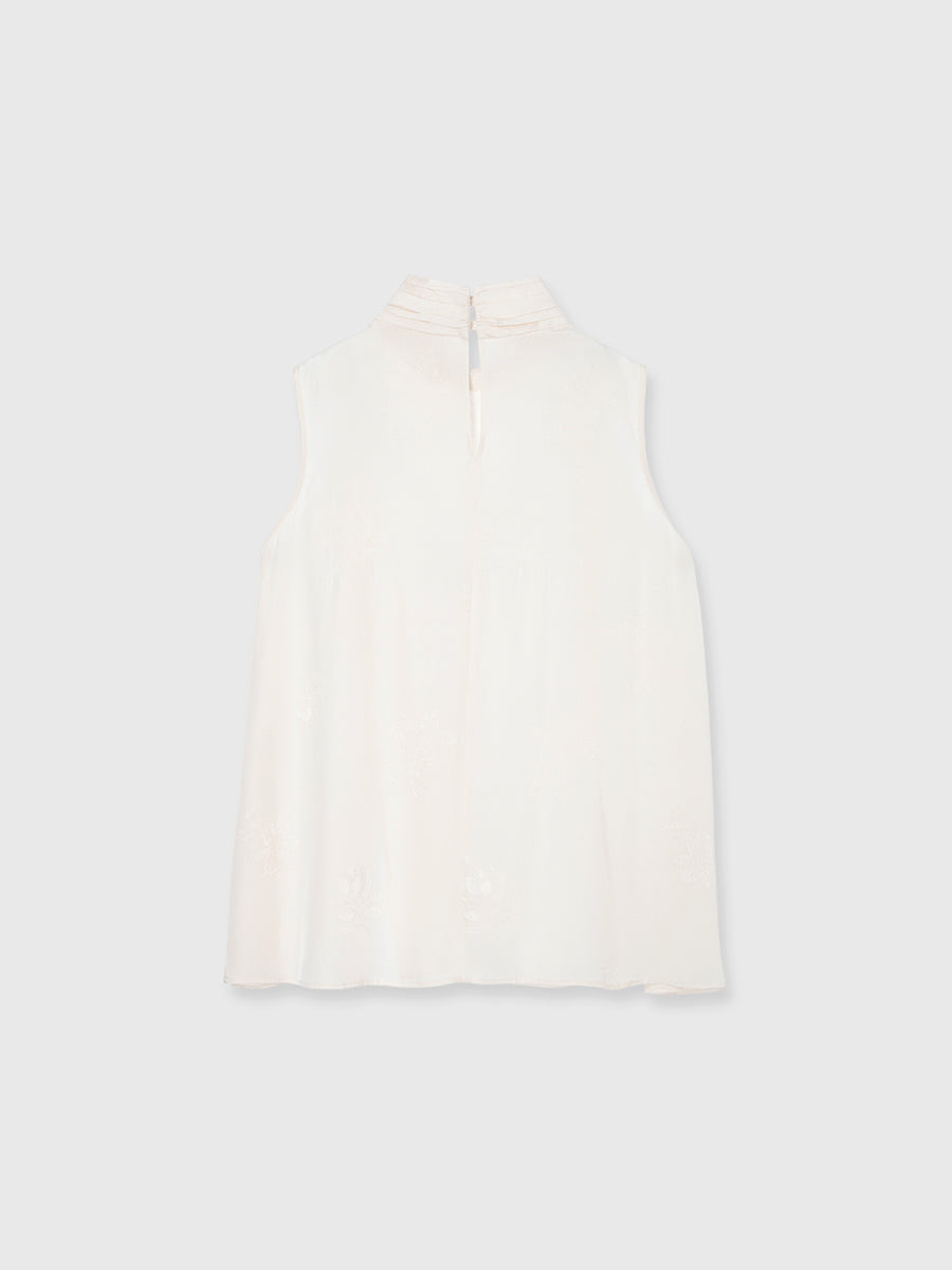 ブーケジャカードブラウス