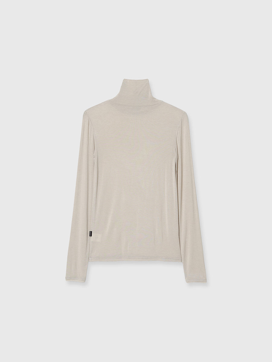 シルクカシミアブレンドフィットプルオーバー