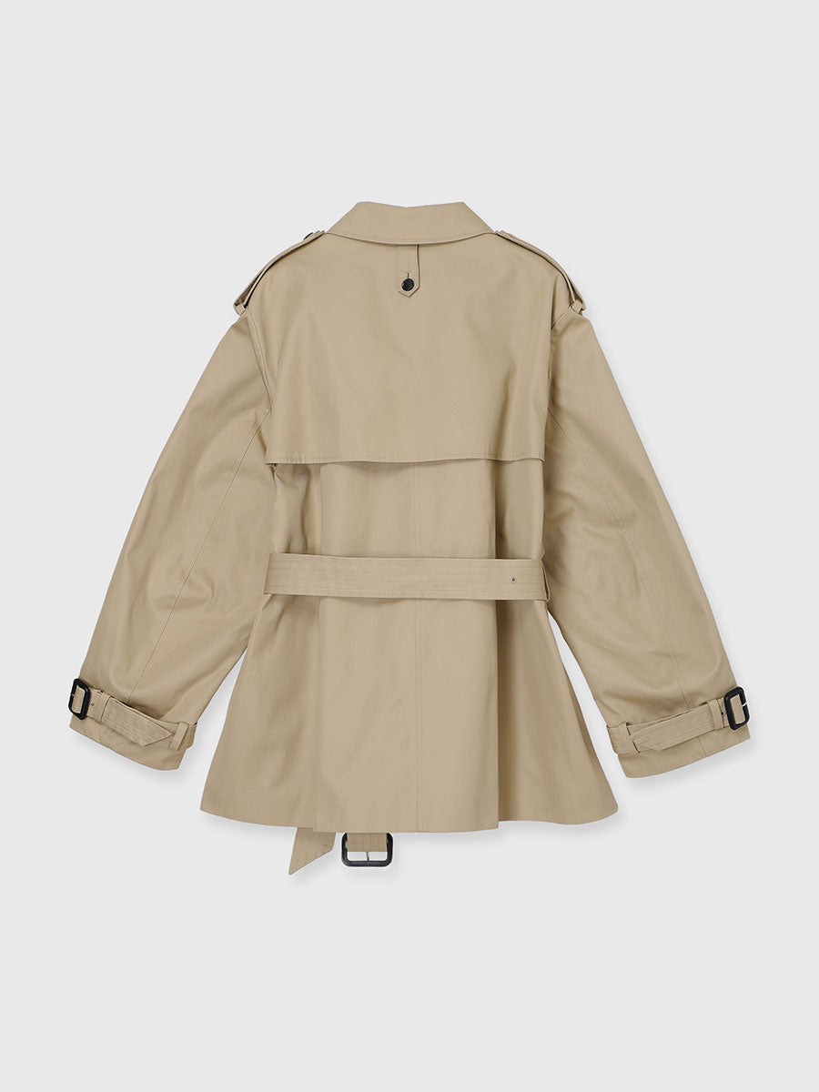 ハーフオーバートレンチコート