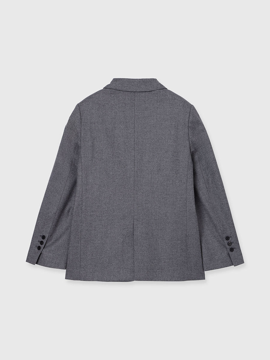 ウールシングルオーバージャケット
