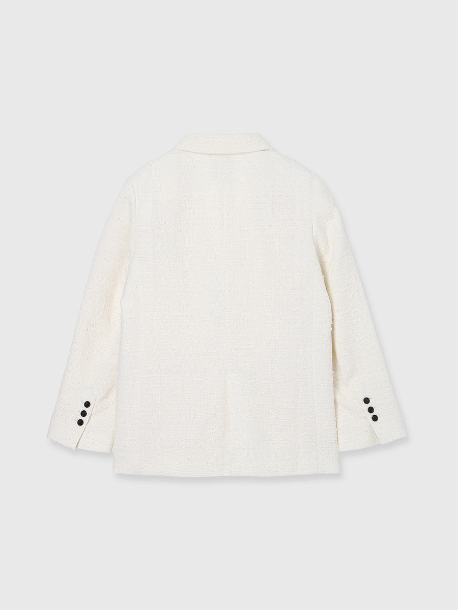 ツイードシングルオーバージャケット