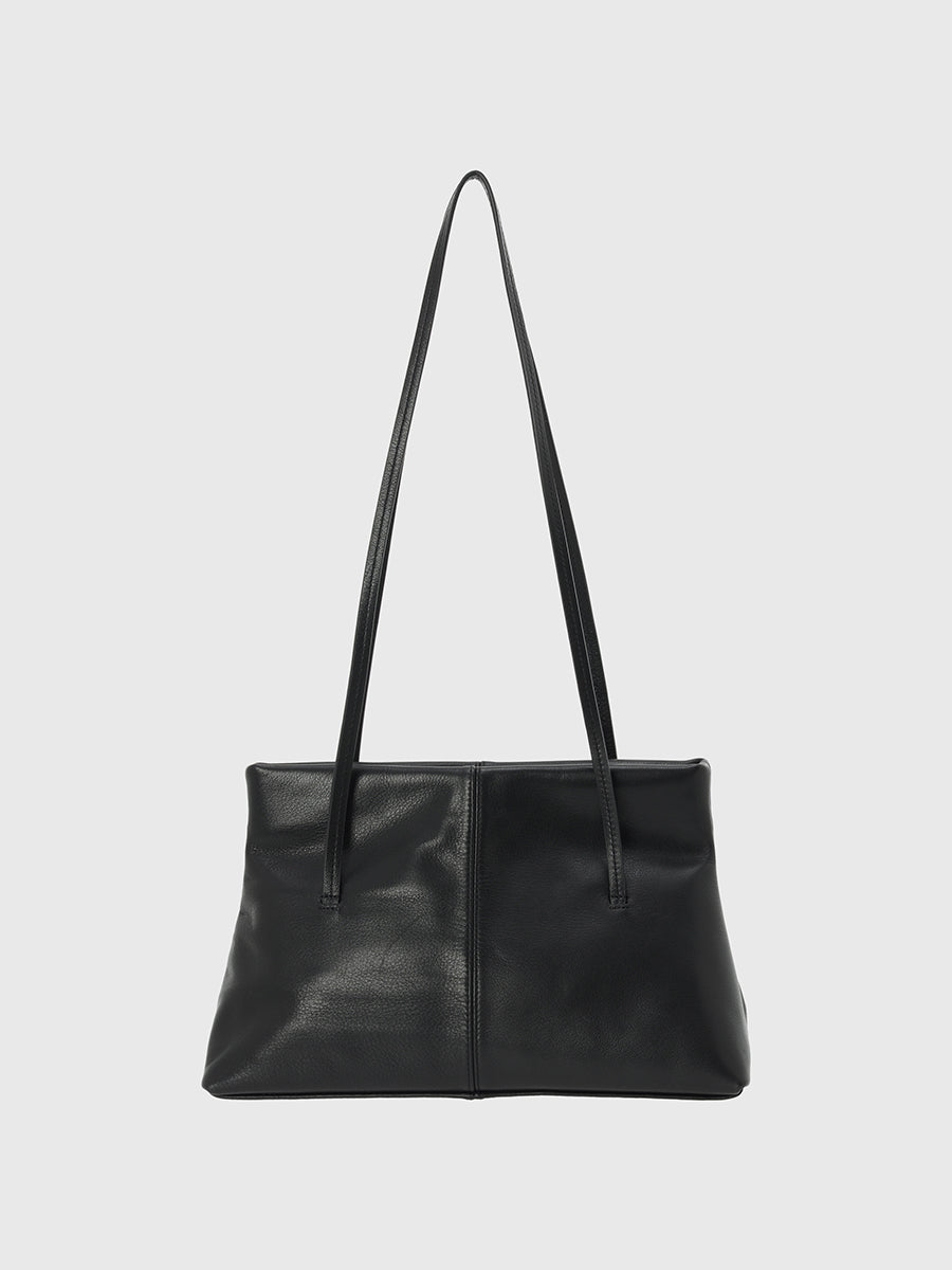 レザーナローハンドルバッグ