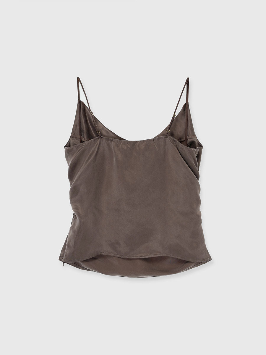 Fibril Satin Drape Camisole