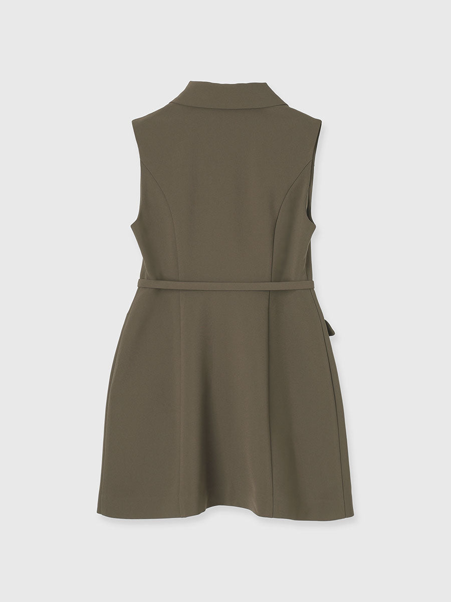 テーラードジレワンピース