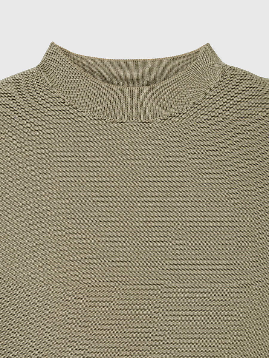 ホールガーメントペプラムニット