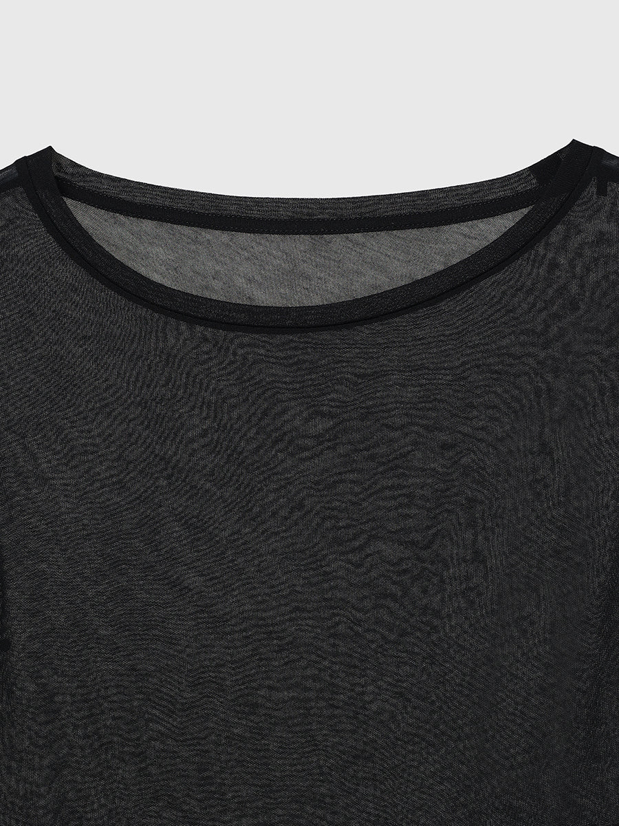 シアーロングスリーブTシャツ