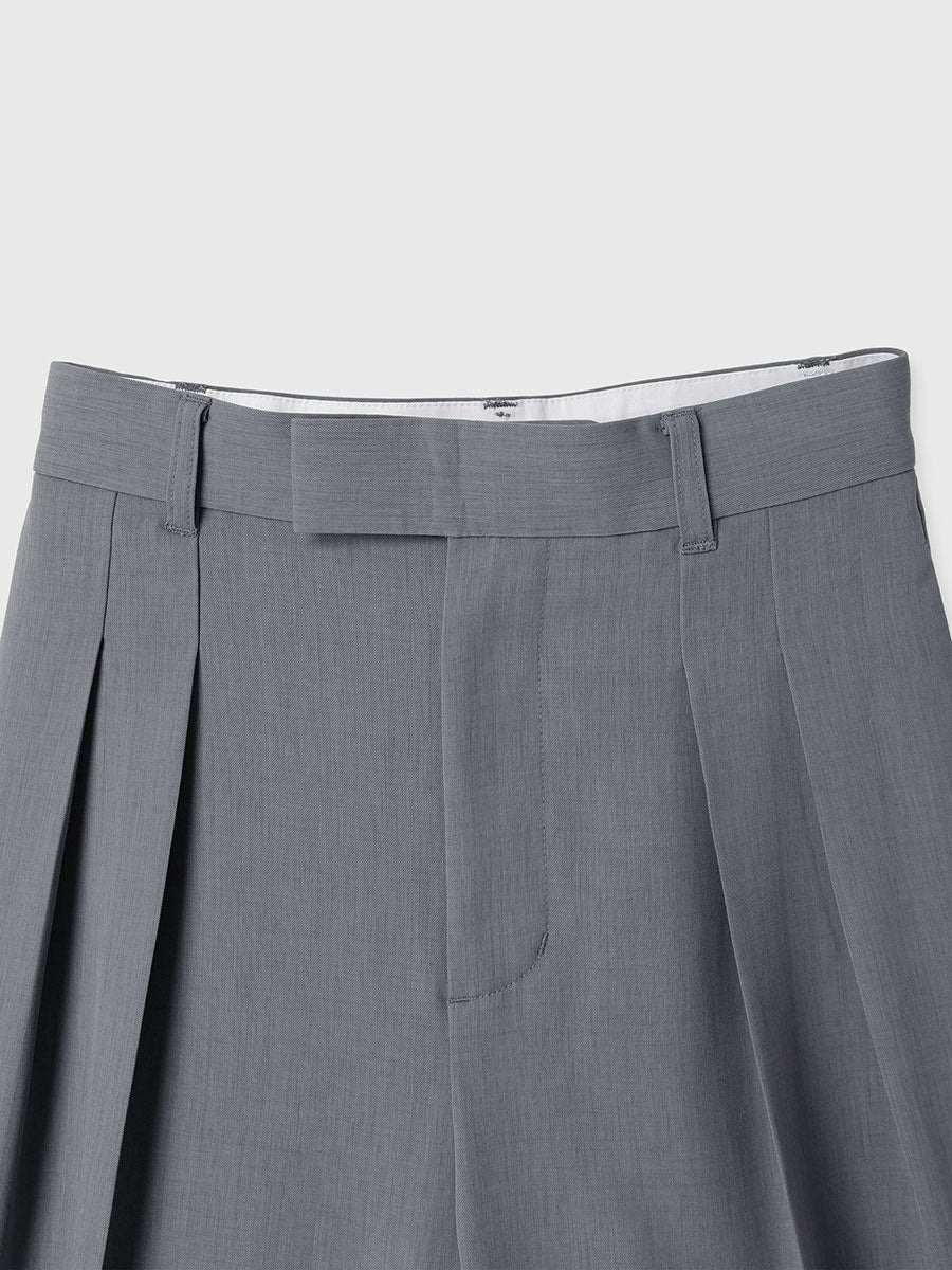 투턱 와이드 팬츠