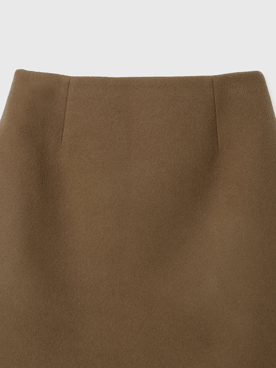River Wool Mini Skirt