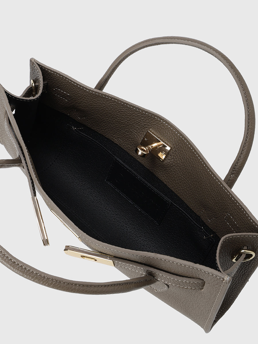 【AULENTTI】クラシカルコンパクトハンドバッグ