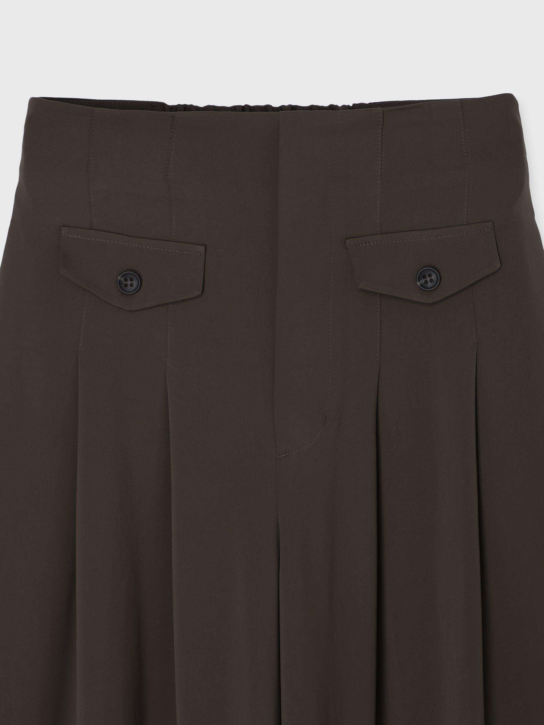 パウダーサテンワイドパンツ