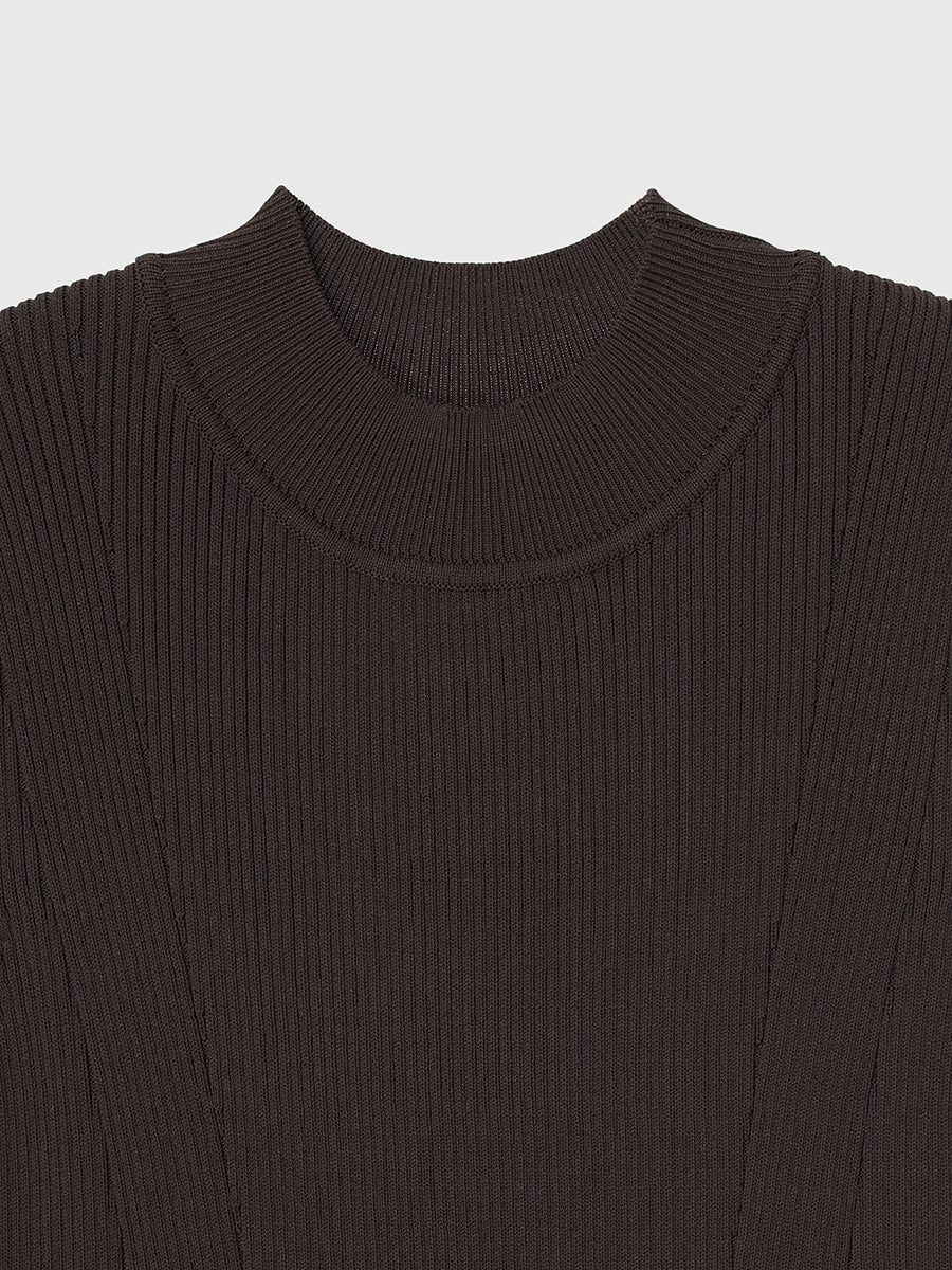 セミマーメイドニットワンピース