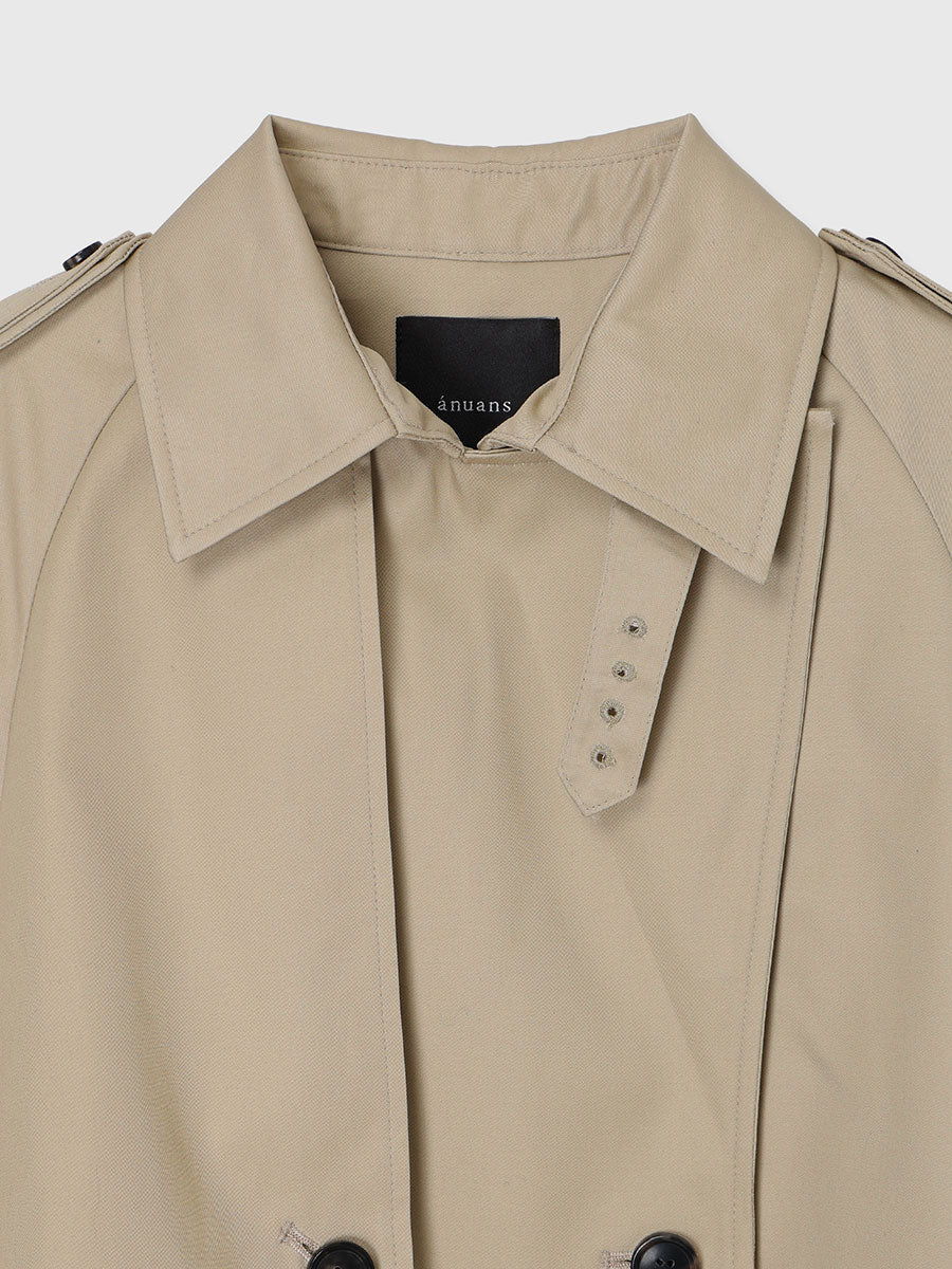 ハーフオーバートレンチコート