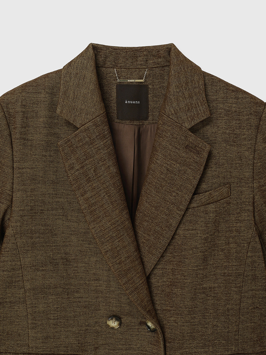 寬鬆西裝外套大衣