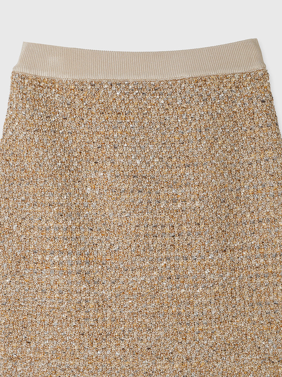 针织花呢紧身裙