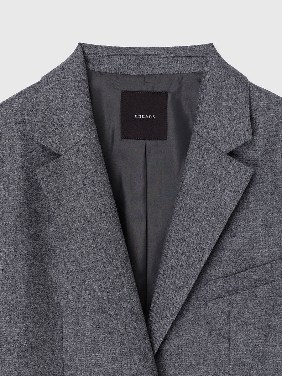 ウールシングルオーバージャケット
