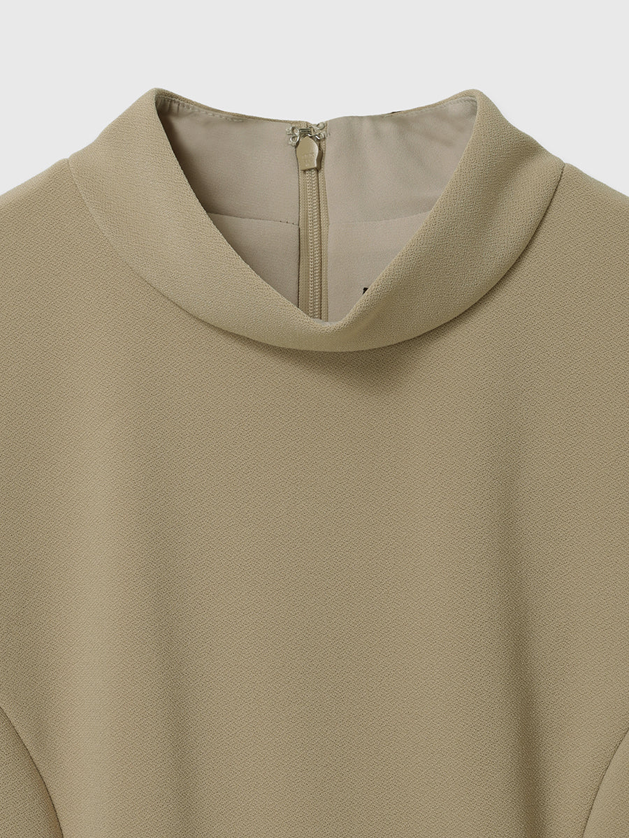 カットジョーゼットミニワンピース