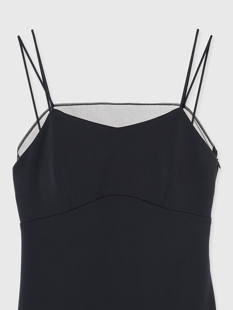 シアーレイヤーキャミワンピース