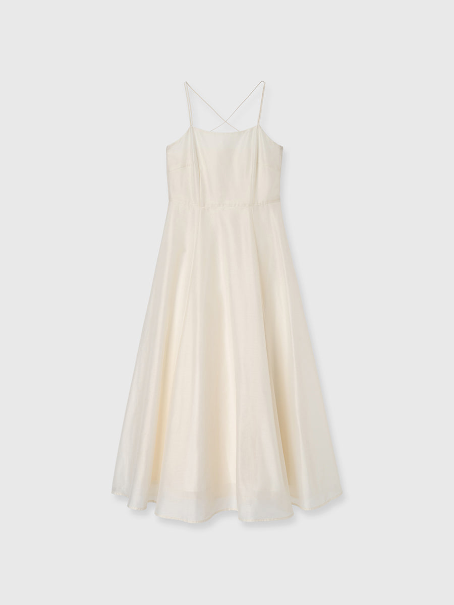 ニットレイヤードキャミワンピース