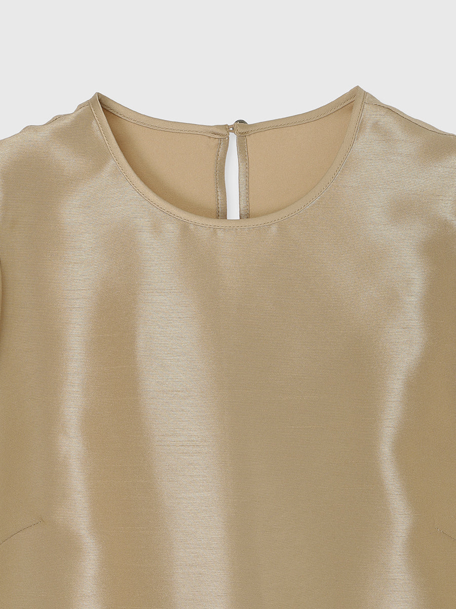 Petal Form Sleeve Blouse