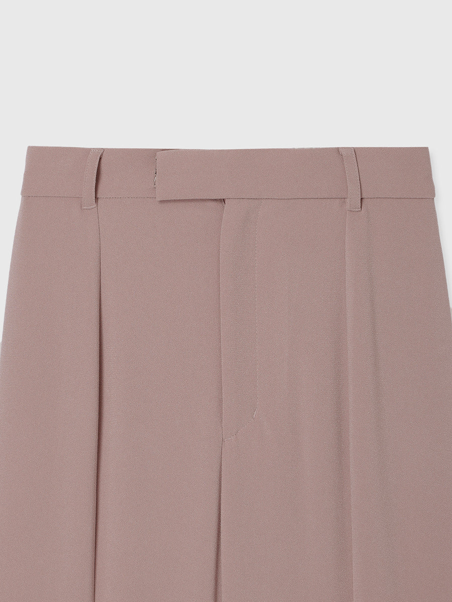 トリアセバックサテンフレアパンツ