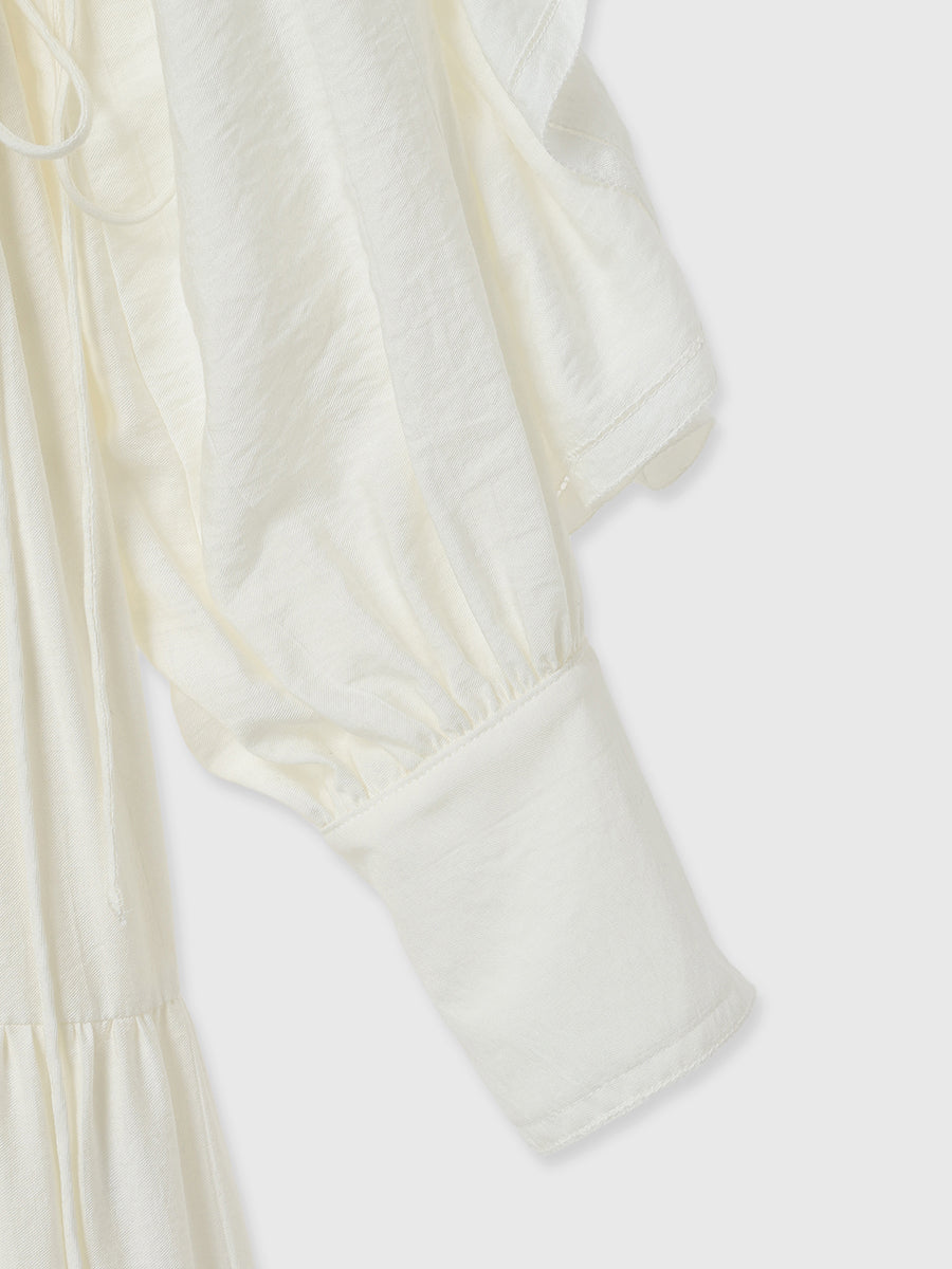 リンクルラッフルワンピース