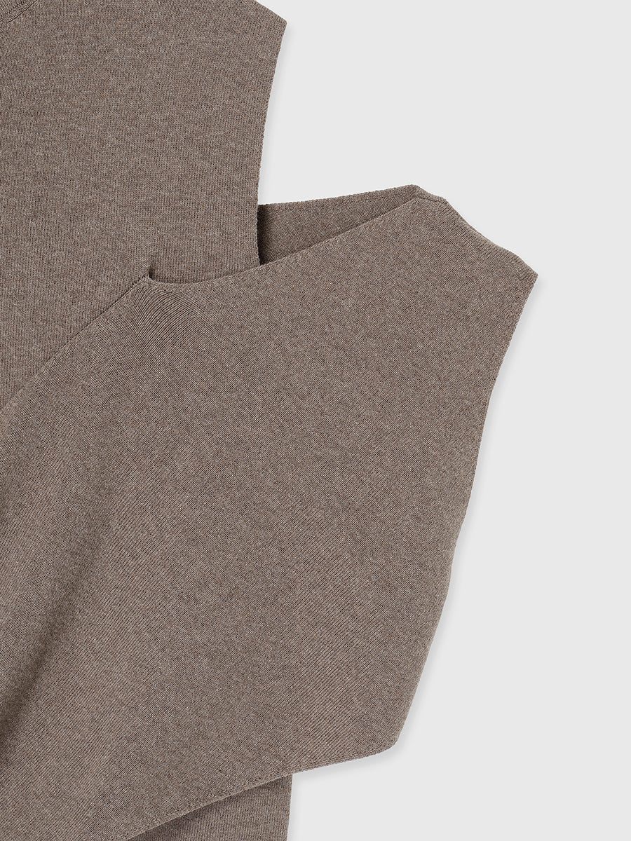 アシメニュアンスニットトップス