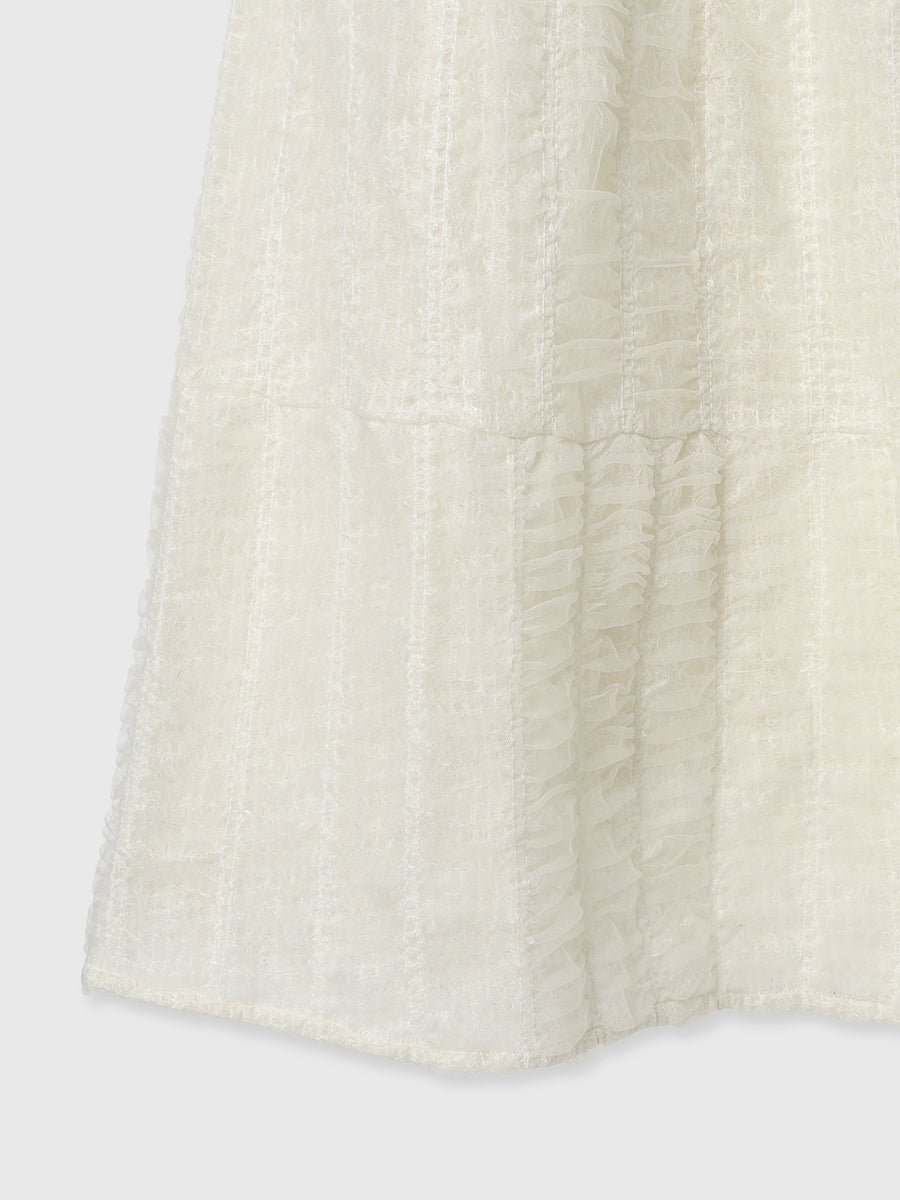 エンブロイダリーシアーチュールスカート