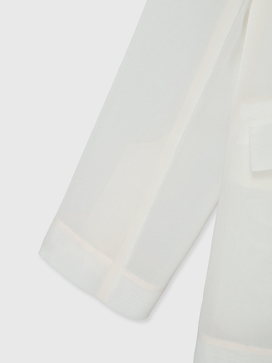 シアーテーラードジャケット