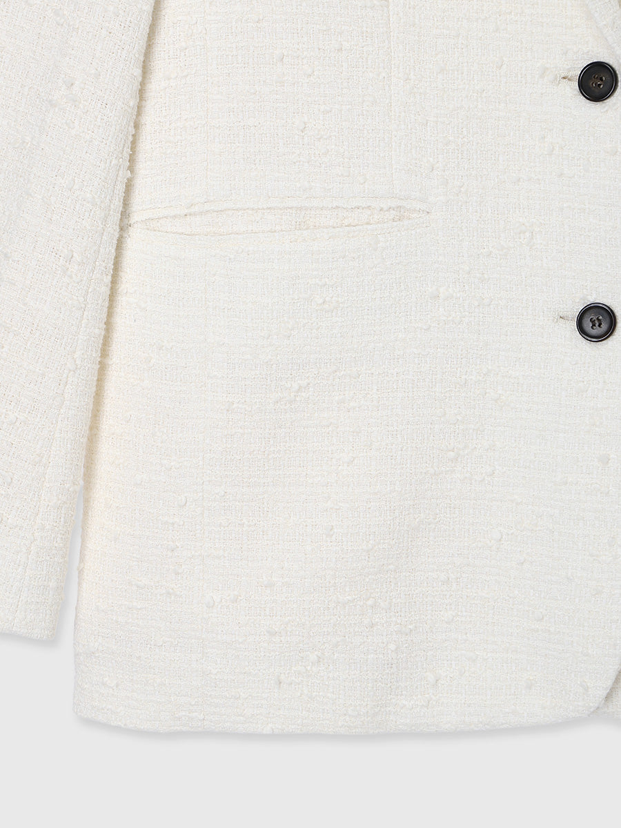 ツイードシングルオーバージャケット