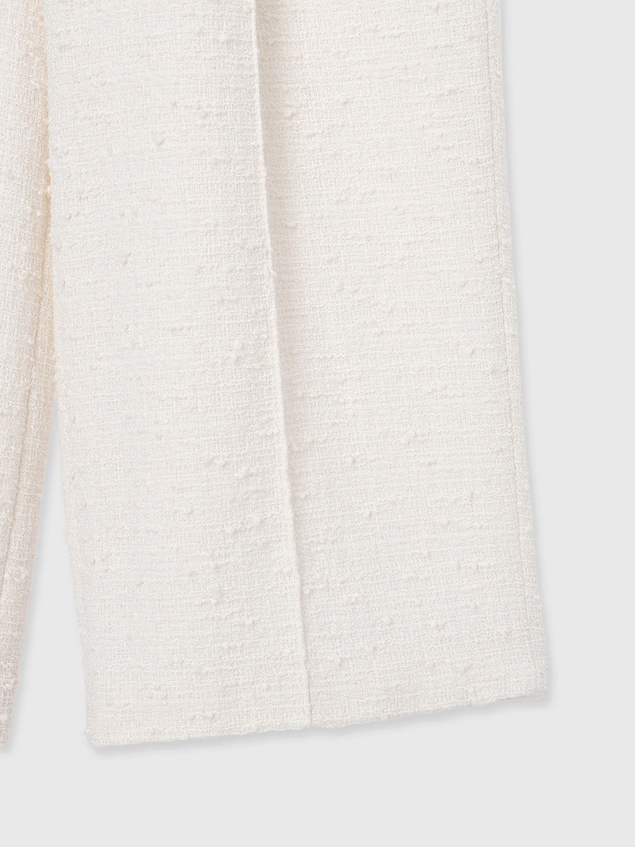 ツイードリボンベルトパンツ