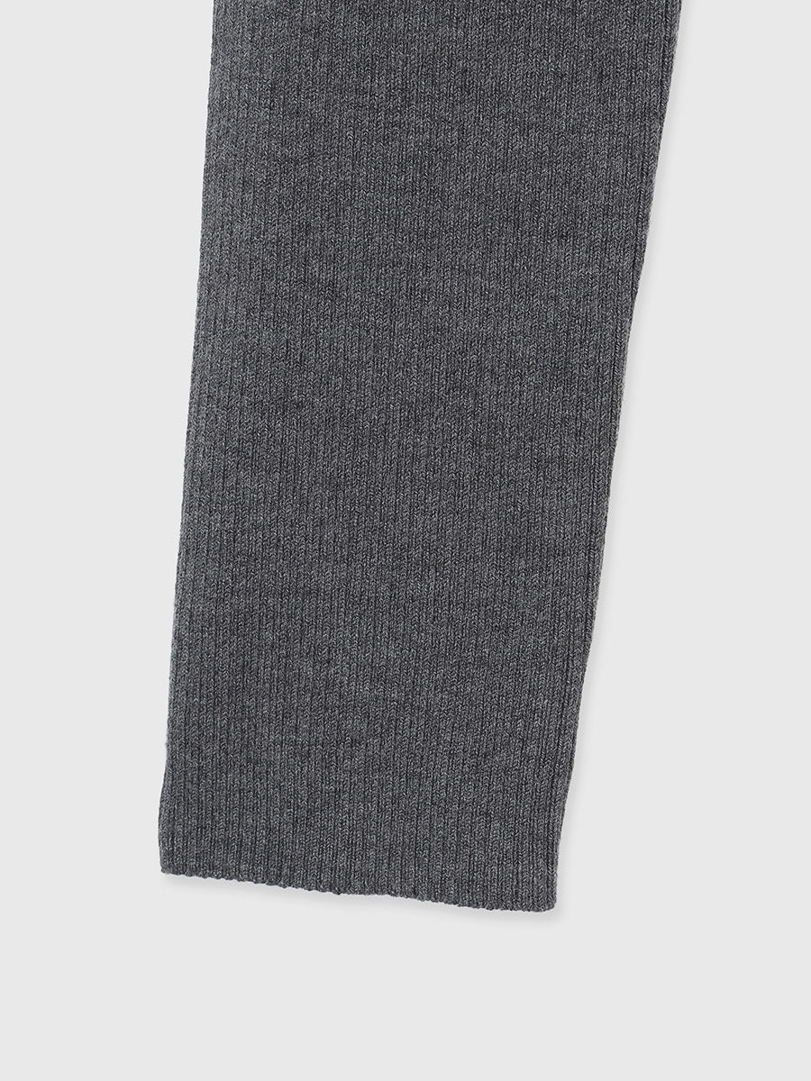 シルクカシミアブレンドデコルテリブニット