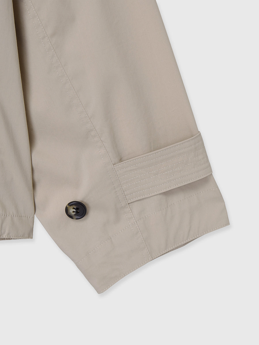 ライトトレンチミドルブルゾン