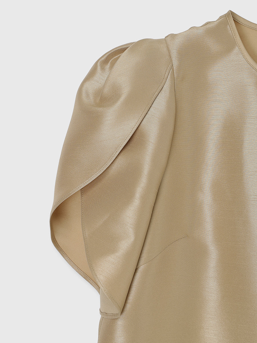 Petal Form Sleeve Blouse